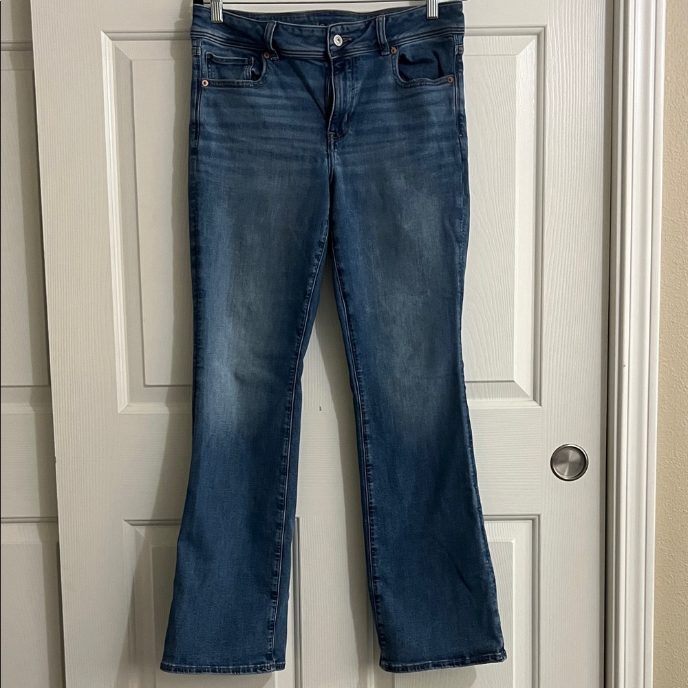 American Eagle Outfitters Dark Blue Boot Cut Jeans